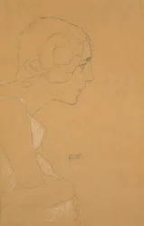Profil à droite (détail)